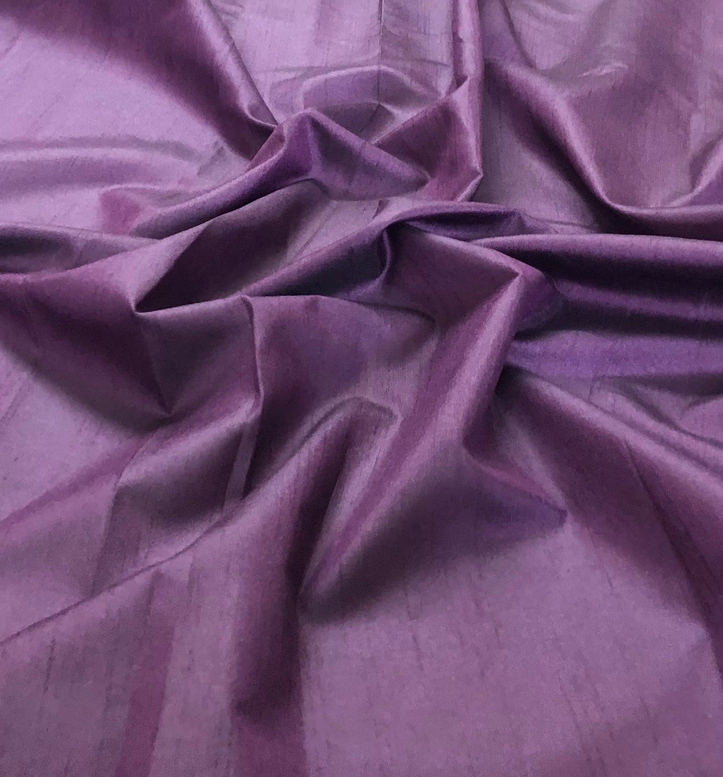 Purple Poly Raw Silk Faux Dupion 100% Polyester Upholstery Fabric Bridal Craft Dress Quilting Material - TSF46