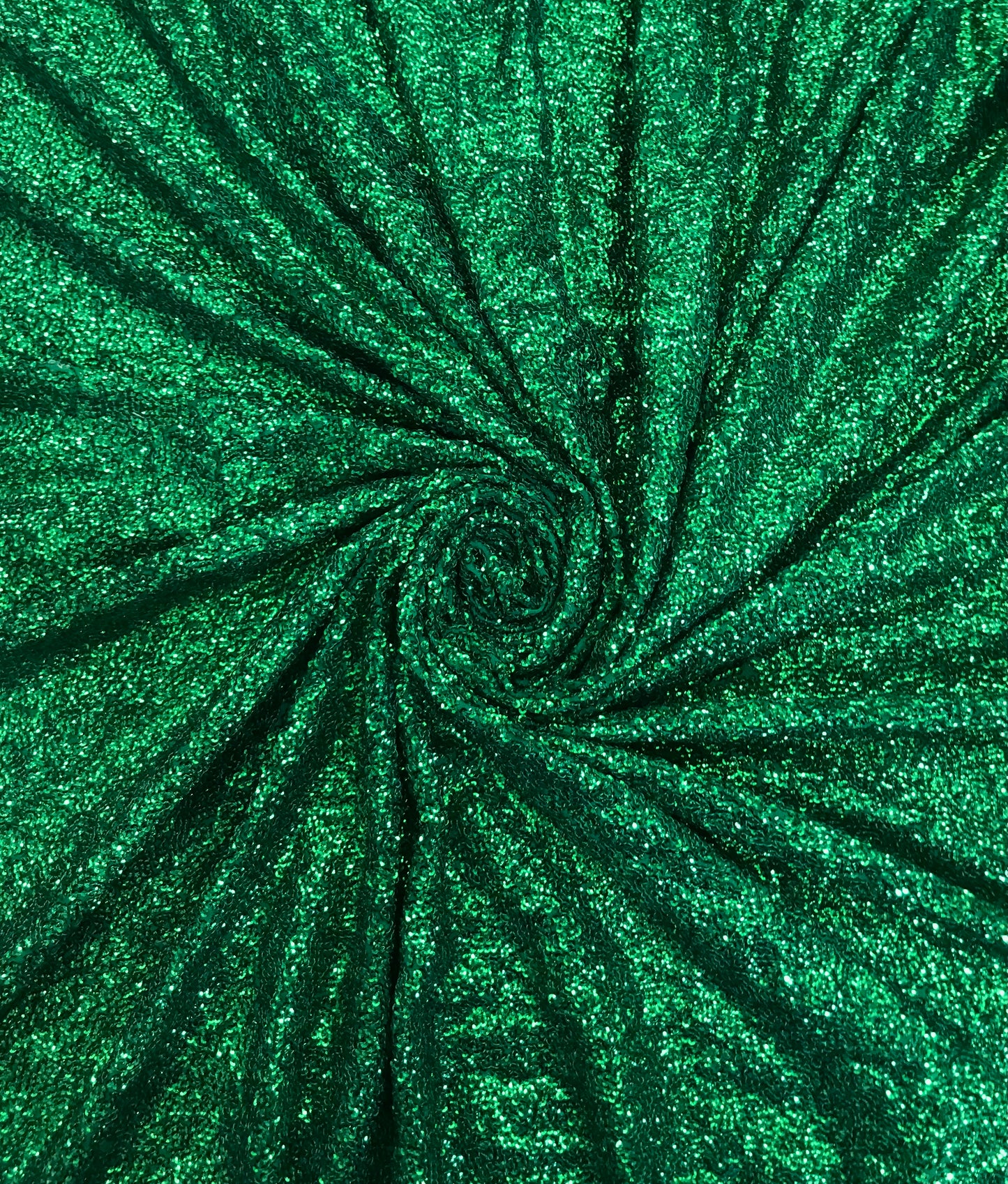 Embroidered Sequin Georgette Fabric in Green color, Multiple lengths will come in the continuous piece - SQAF16