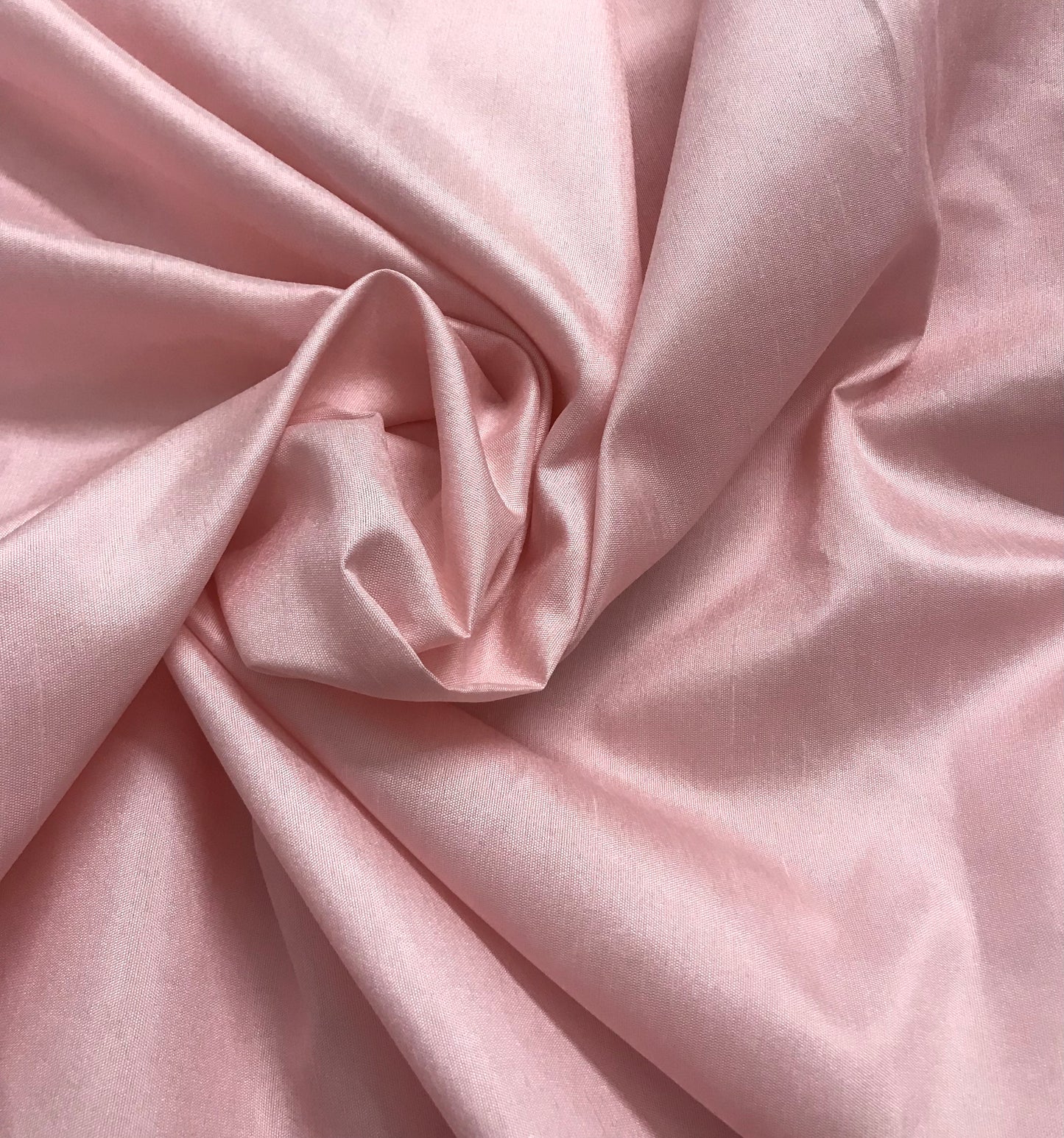 Baby Pink Poly Raw Silk Faux Dupion 100% Polyester Upholstery Fabric Bridal Craft Dress Quilting Material - TSF45