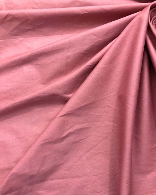 Pure Cotton fabric in Old Rose Color, Multiple lengths will come in the continuous piece - COTF19