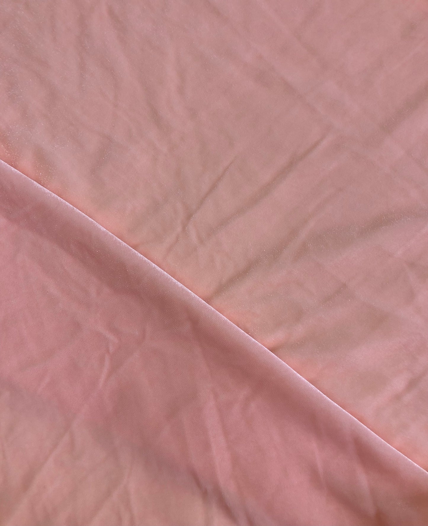 Micro Velvet non stretch Fabric in Peach color, Multiple lengths will come in the continuous piece - MCVF22