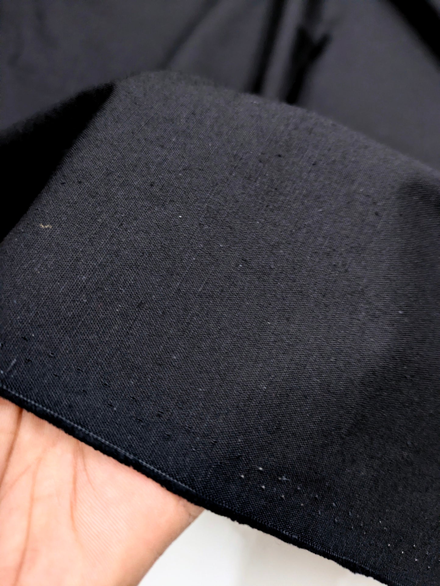Black cotton fabric, Wedding dress, Indian fabric, Quilting fabric, Upholstery fabric,  Home décor fabric, Linen fabric - COTF18