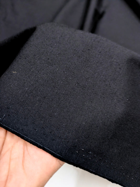 Black cotton fabric, Wedding dress, Indian fabric, Quilting fabric, Upholstery fabric,  Home décor fabric, Linen fabric - COTF18