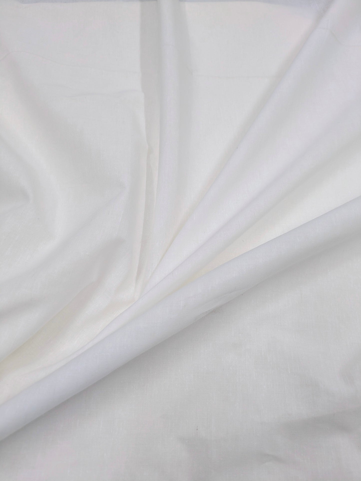 White cotton fabric, Wedding dress, Indian fabric, Quilting fabric, Upholstery fabric,  Home décor fabric, Linen fabric - COTF19