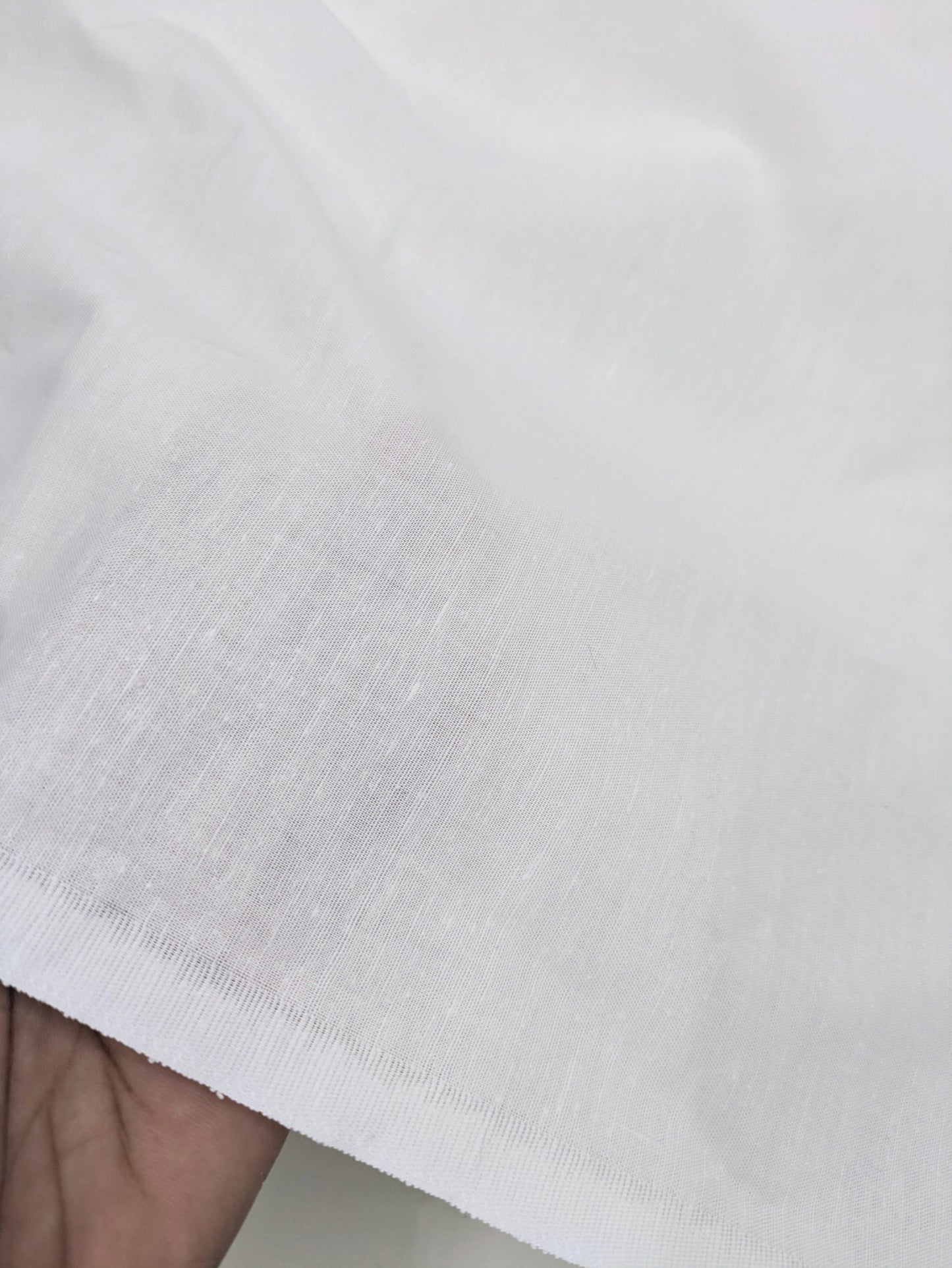 White cotton fabric, Wedding dress, Indian fabric, Quilting fabric, Upholstery fabric,  Home décor fabric, Linen fabric - COTF19