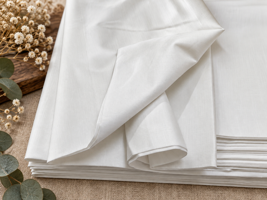 White cotton fabric, Wedding dress, Indian fabric, Quilting fabric, Upholstery fabric,  Home décor fabric, Linen fabric - COTF19