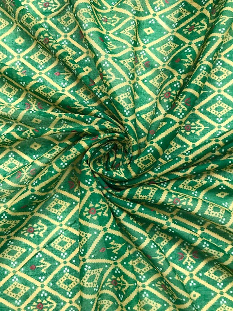 Green Jaipuri print Dupatta ,Indian Cotton Scarf, Drape, Shawl, Veil, Bridesmaids gift, Gift for her, Best gift ideas DP02