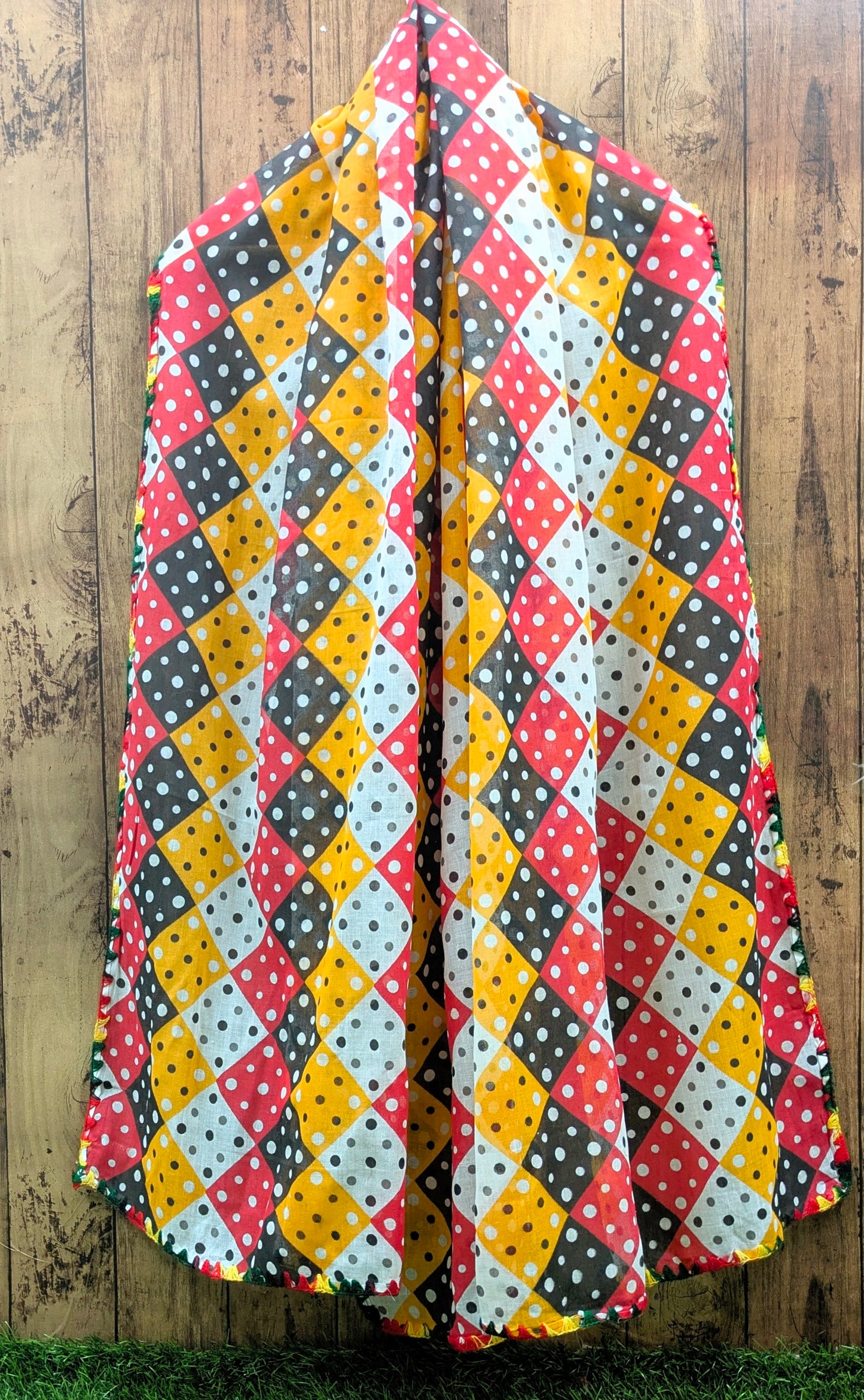 Multi Jaipuri Print Dupatta ,Indian Cotton Scarf, Drape, Shawl, Veil, Bridesmaids gift, Gift for her, Best gift ideas DP1005