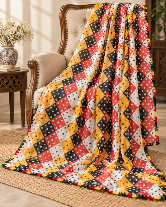 Multi Jaipuri Print Dupatta ,Indian Cotton Scarf, Drape, Shawl, Veil, Bridesmaids gift, Gift for her, Best gift ideas DP1005