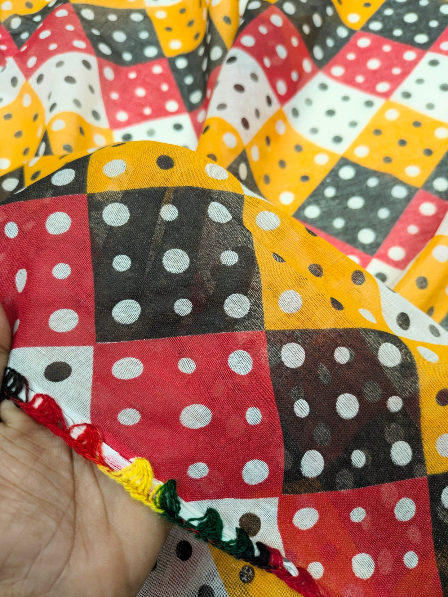 Multi Jaipuri Print Dupatta ,Indian Cotton Scarf, Drape, Shawl, Veil, Bridesmaids gift, Gift for her, Best gift ideas DP1005