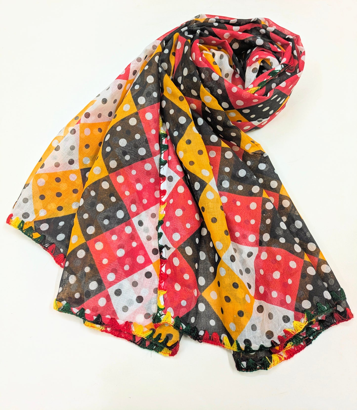 Multi Jaipuri Print Dupatta ,Indian Cotton Scarf, Drape, Shawl, Veil, Bridesmaids gift, Gift for her, Best gift ideas DP1005