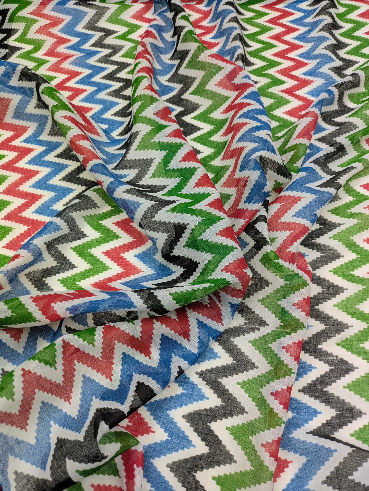 multicolor Jaipuri print Dupatta ,Indian Cotton Scarf, Drape, Shawl, Veil, Bridesmaids gift, Gift for her, Best gift ideas DP1018