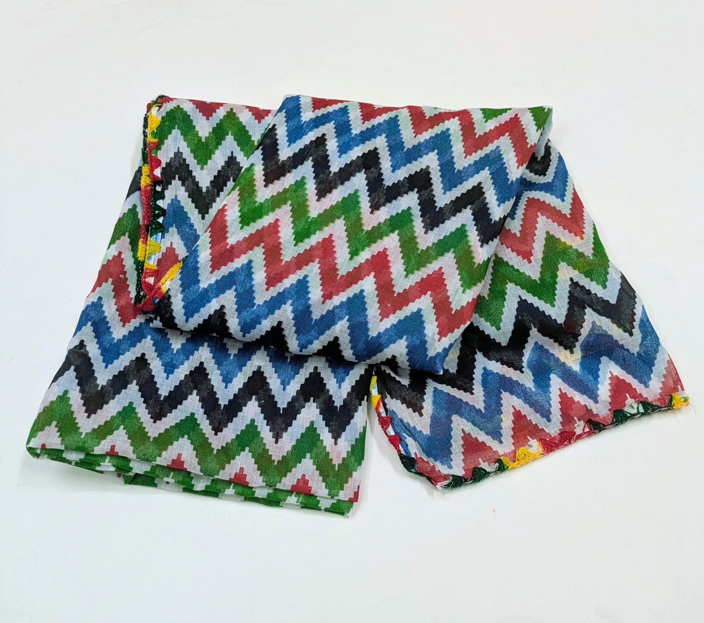 multicolor Jaipuri print Dupatta ,Indian Cotton Scarf, Drape, Shawl, Veil, Bridesmaids gift, Gift for her, Best gift ideas DP1018