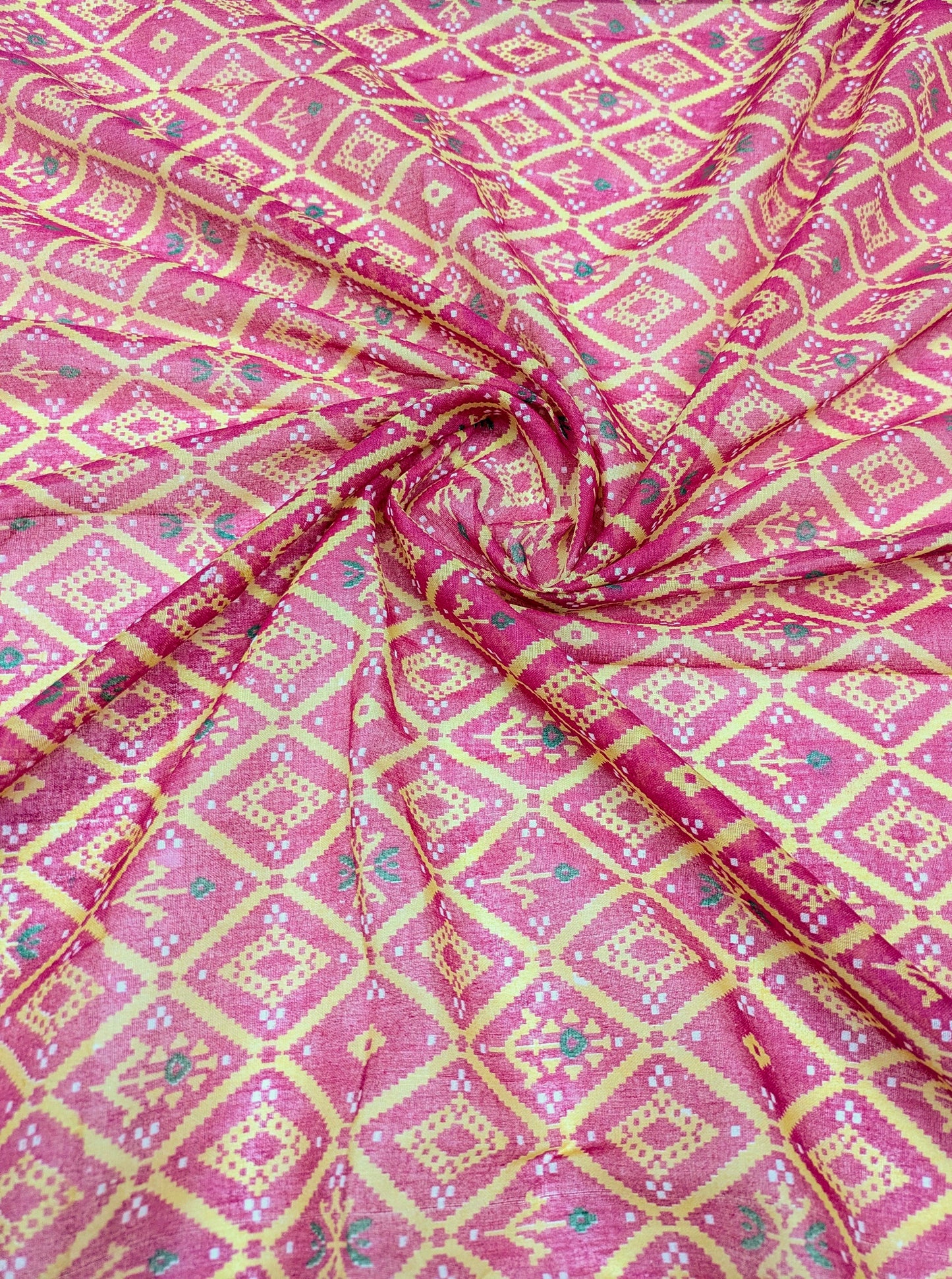 Indian Printed Cotton Scarf Dupatta in Red color, Drape, Shawl, Veil, Bridesmaids gift, Gift for her - DP1020