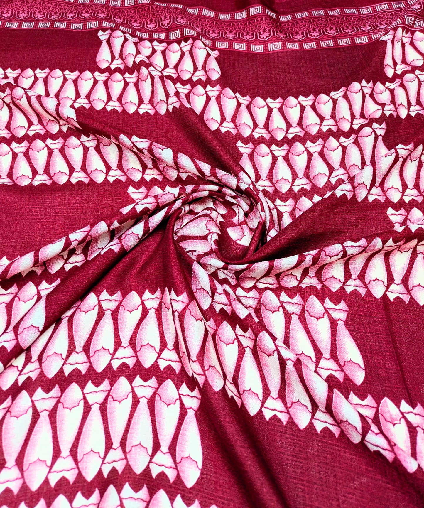 Handloom Khadi Art Silk Scarf, Block Print Vegetable Dyed Stole, Handmade Dupatta, Indian Khadi silk DP41