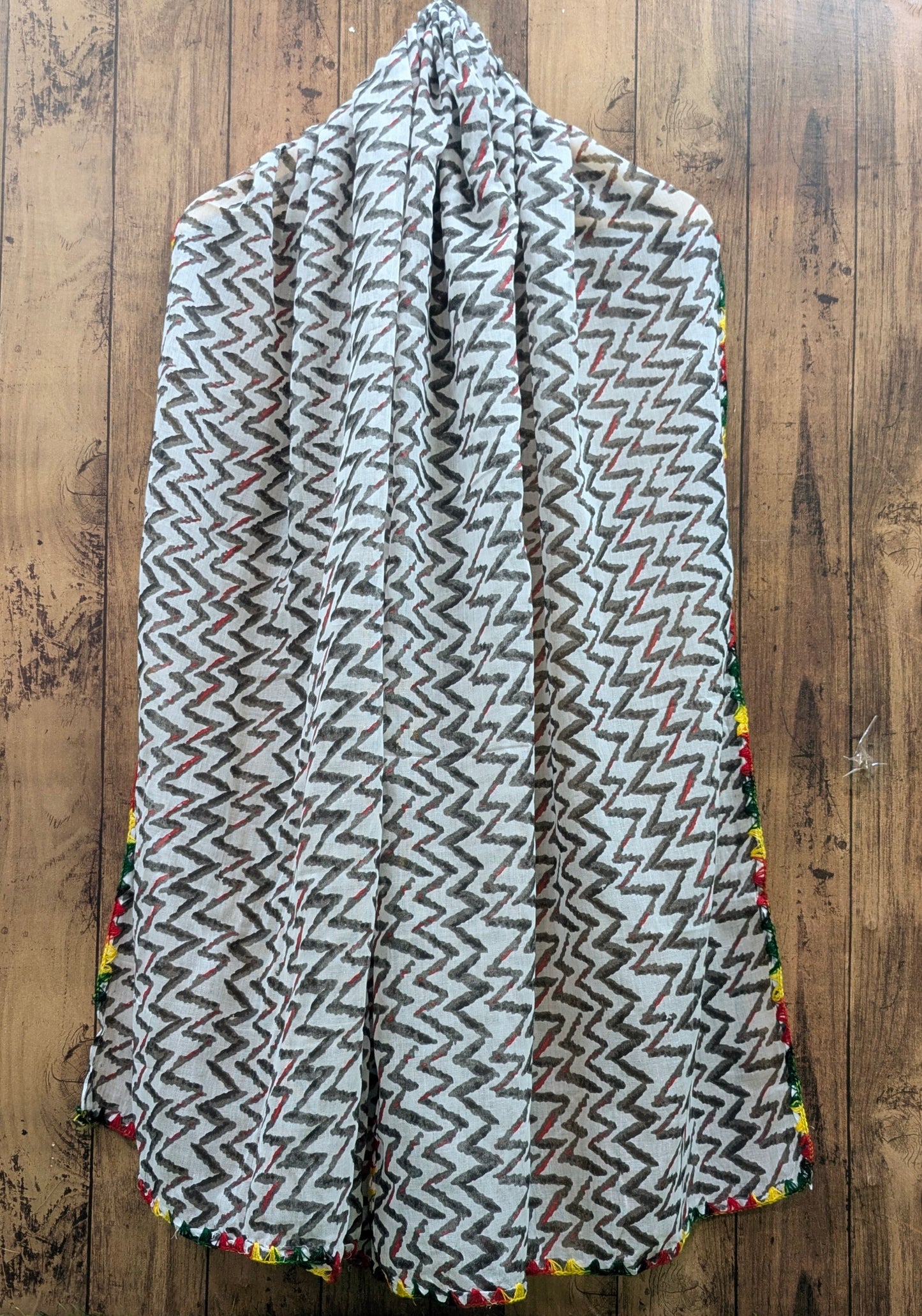 Black and white print Dupatta ,Indian Cotton Scarf, Drape, Shawl, Veil, Bridesmaids gift, Gift for her, Best gift ideas DP970