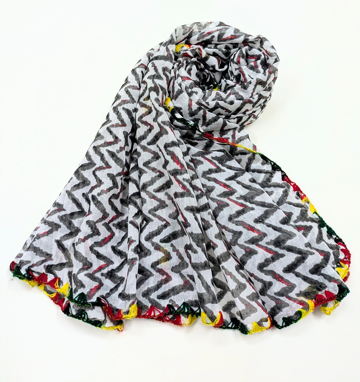 Black and white print Dupatta ,Indian Cotton Scarf, Drape, Shawl, Veil, Bridesmaids gift, Gift for her, Best gift ideas DP970