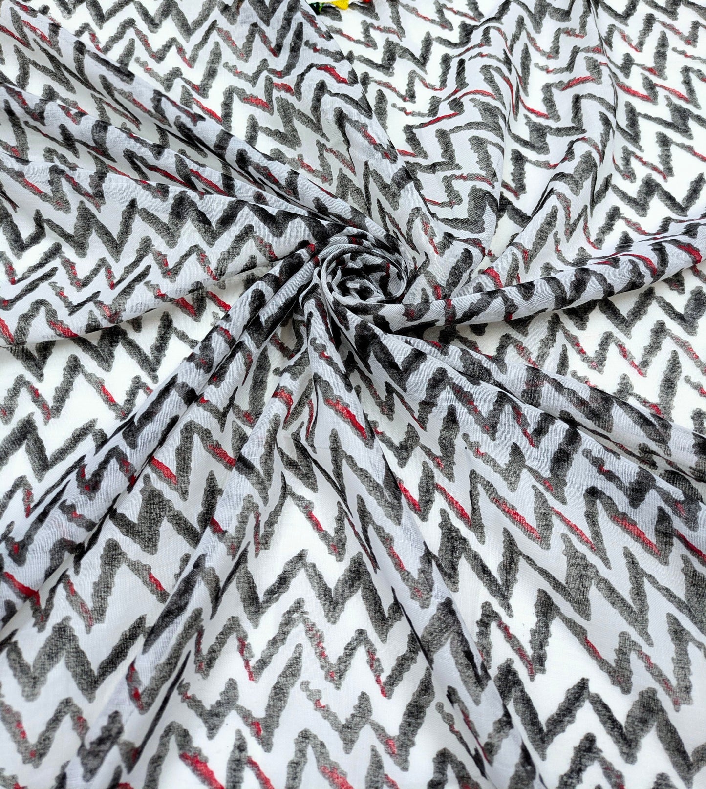 Black and white print Dupatta ,Indian Cotton Scarf, Drape, Shawl, Veil, Bridesmaids gift, Gift for her, Best gift ideas DP970