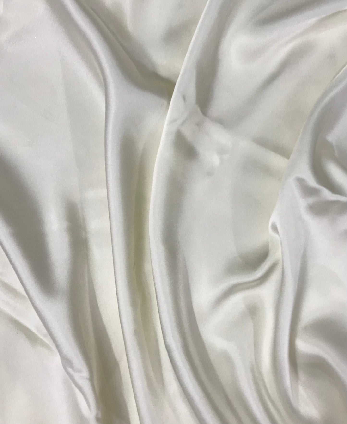 Crepe Satin Fabric in off White color, Multiple lengths will come in the continuous piece - NF240