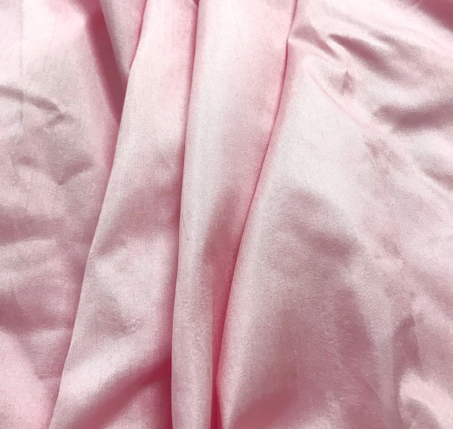 Baby Pink Poly Raw Silk Faux Dupion 100% Polyester Upholstery Fabric Bridal Craft Dress Quilting Material - TSF45