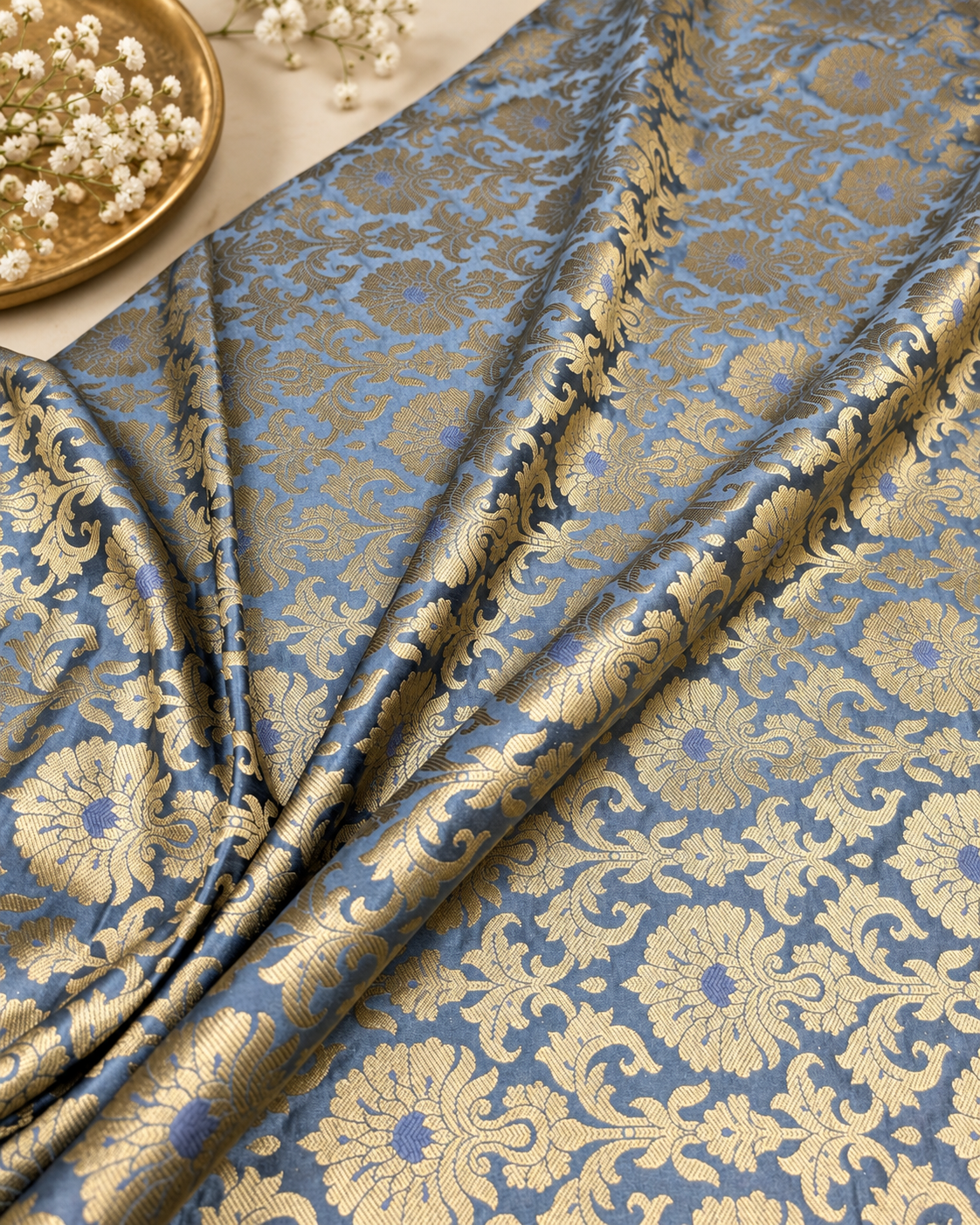 Brocade fabric Jacquard damask fabric Upholstery fabric Wedding bridal fabric Superior Quality dress fabric Brocade fabric by the yard