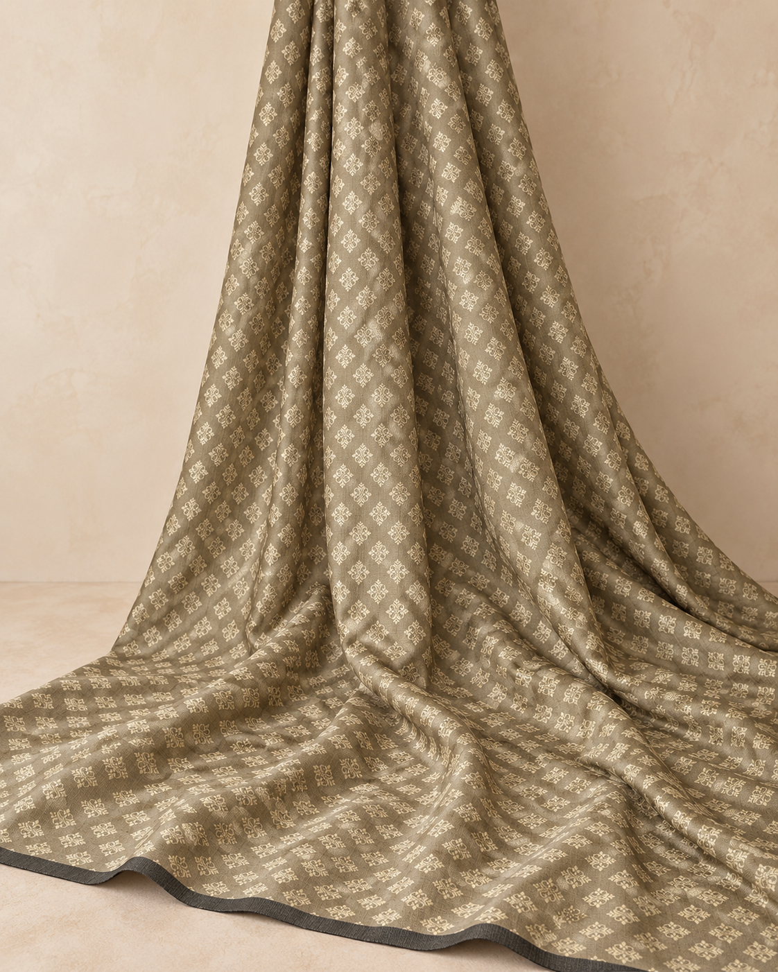 Sage green jacquard brocade Fabric, Wedding inspiration, Historical fabric, Home décor fabric, Theatre costume, Designer fabric - NFAF173