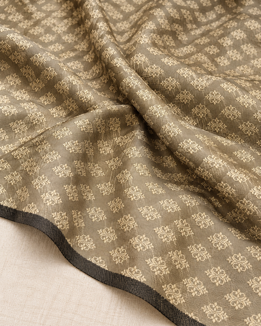 Sage green jacquard brocade Fabric, Wedding inspiration, Historical fabric, Home décor fabric, Theatre costume, Designer fabric - NFAF173