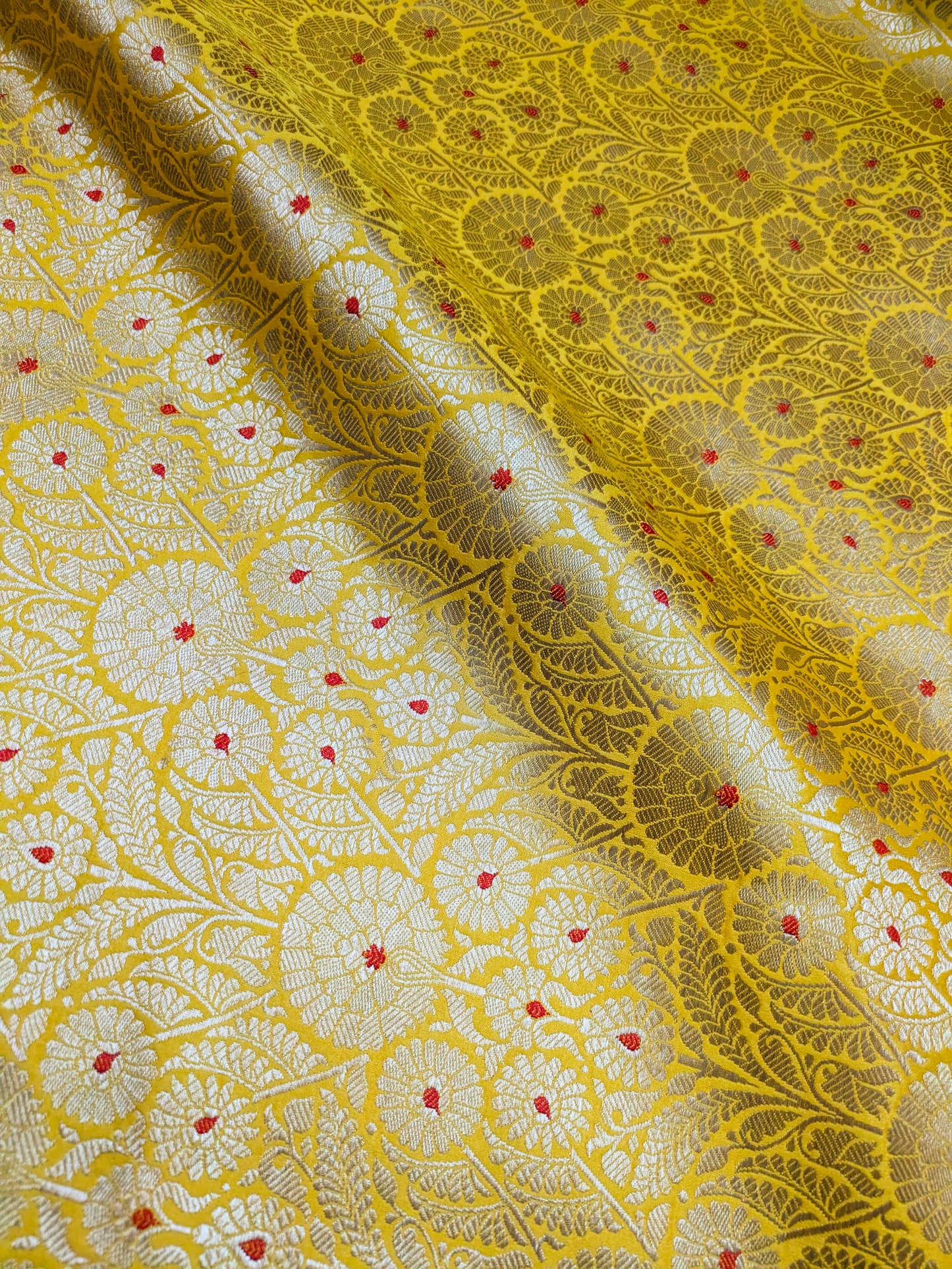 Brocade fabric Yellow Gold Jacquard fabric Luxury Wedding bridal dress fabric Upholstery Brocade Fabric home decor fabric by the yard