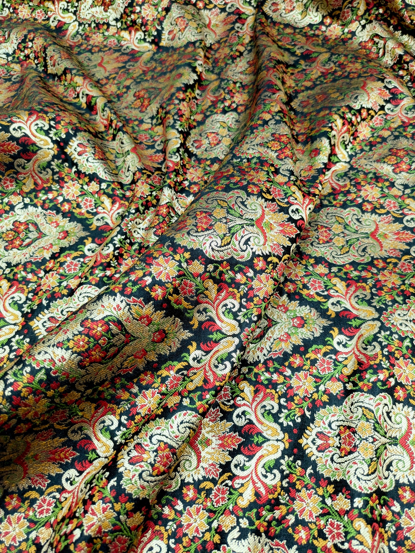 Brocade fabric Jacquard damask fabric Dressmaking Supplies Wedding bridal fabric DIY craft fabric Silk dress Brocade fabric by the yard NFAF507
