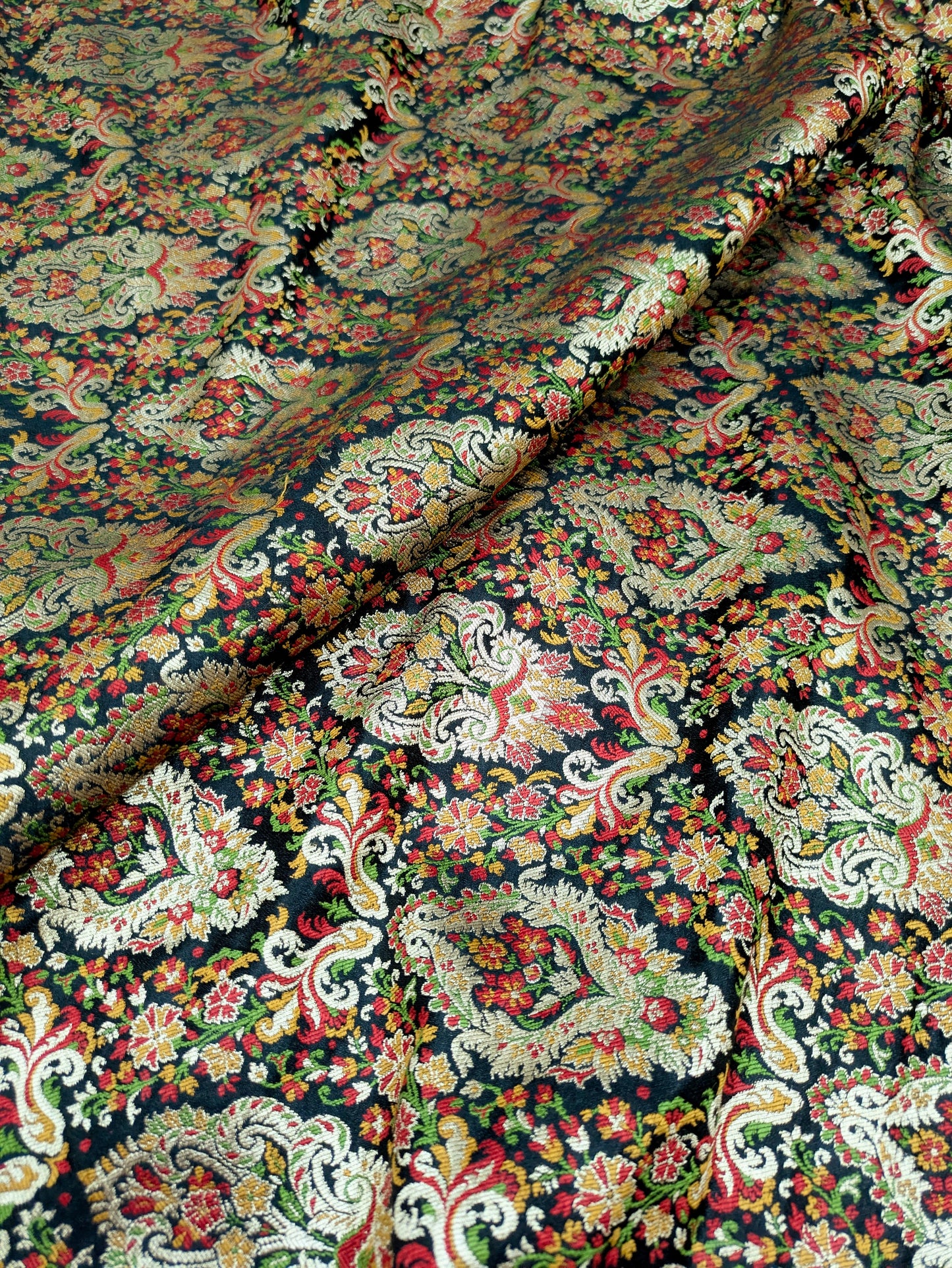 Brocade fabric Jacquard damask fabric Dressmaking Supplies Wedding bridal fabric DIY craft fabric Silk dress Brocade fabric by the yard NFAF507