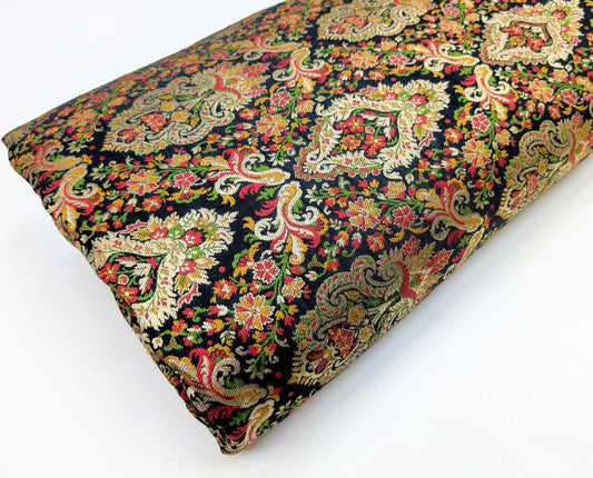 Brocade fabric Jacquard damask fabric Dressmaking Supplies Wedding bridal fabric DIY craft fabric Silk dress Brocade fabric by the yard NFAF507