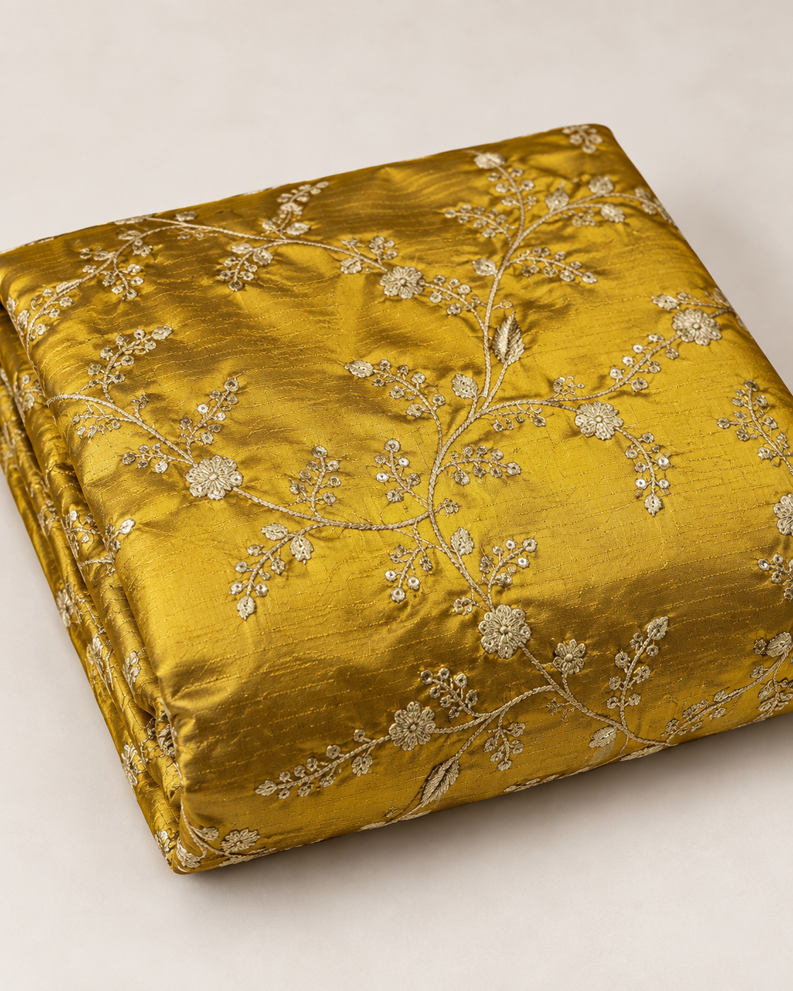 Rust and gold embroidered fabric, Wedding dress, Bridesmaid dress, Indian fabric, Luxury fabric, Haute couture, Fashion fabric - NFAF559