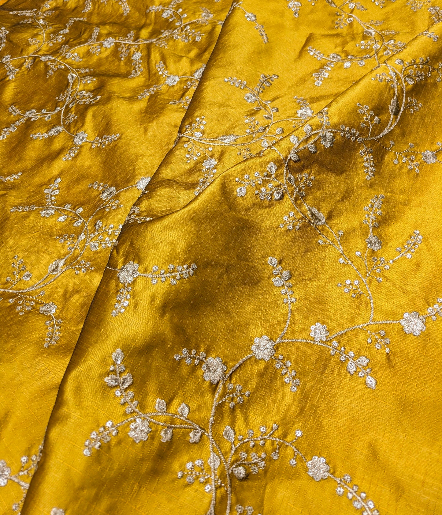 Rust and gold embroidered fabric, Wedding dress, Bridesmaid dress, Indian fabric, Luxury fabric, Haute couture, Fashion fabric - NFAF559