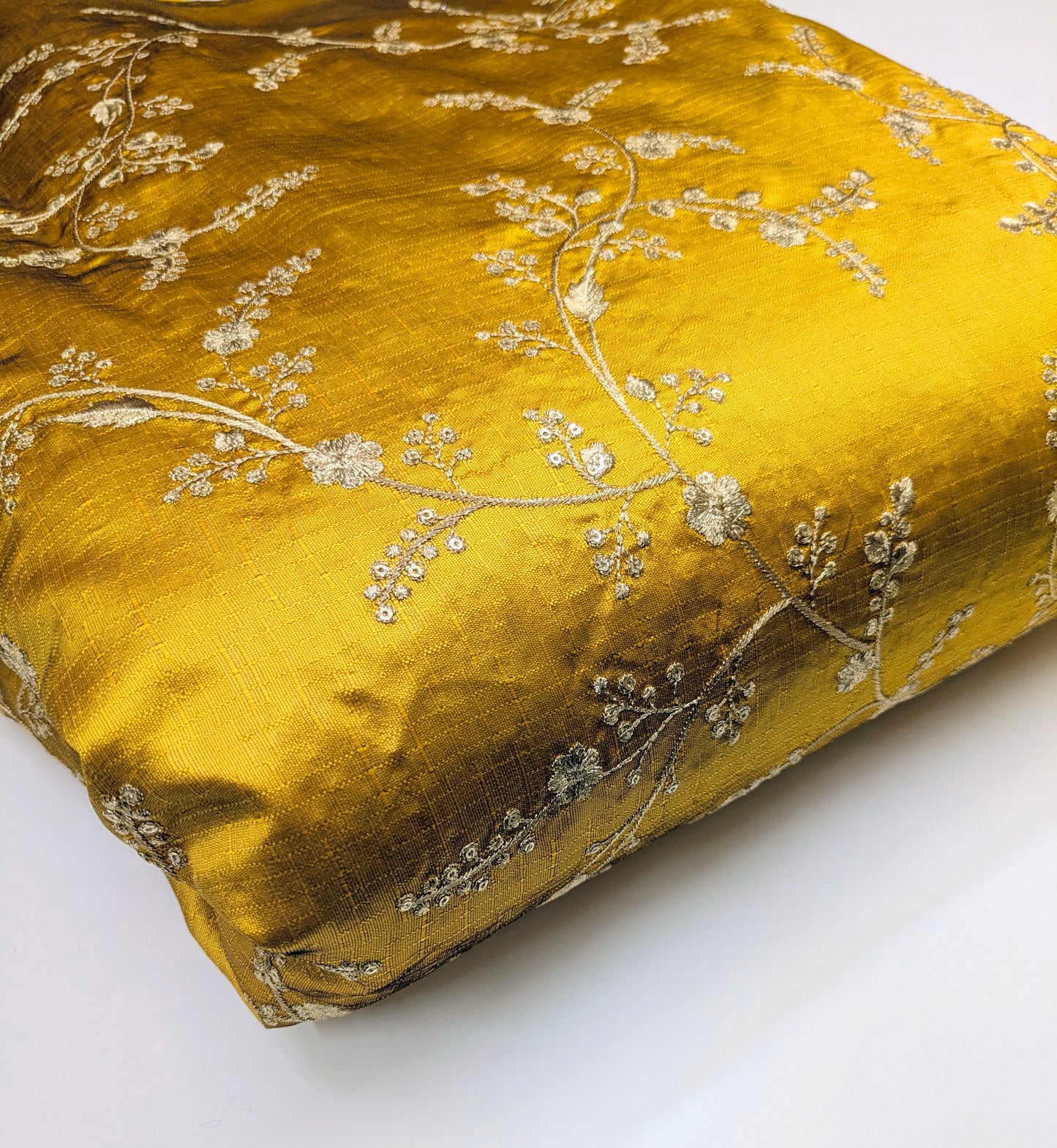 Rust and gold embroidered fabric, Wedding dress, Bridesmaid dress, Indian fabric, Luxury fabric, Haute couture, Fashion fabric - NFAF559