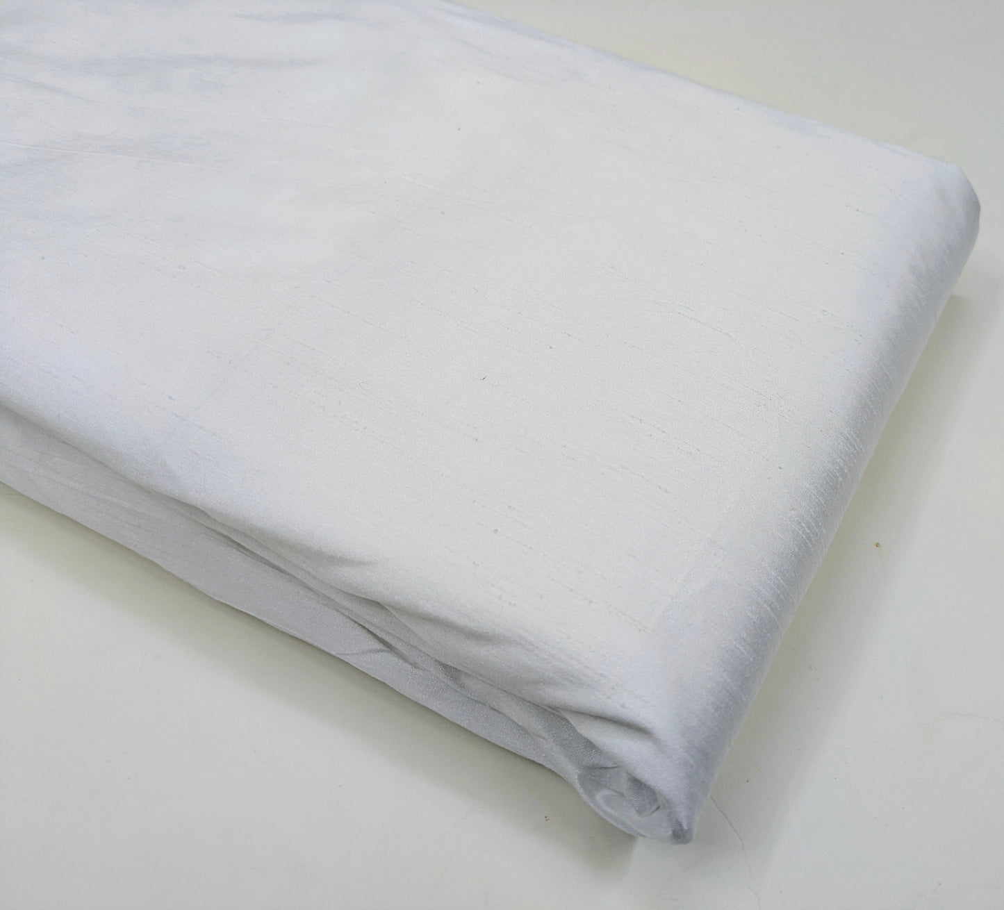 White shantung raw silk fabric, Handloom dupioni silk fabric, Wedding dress, Khadi silk fabric, Luxury fabric, royal fabric - RSAF01