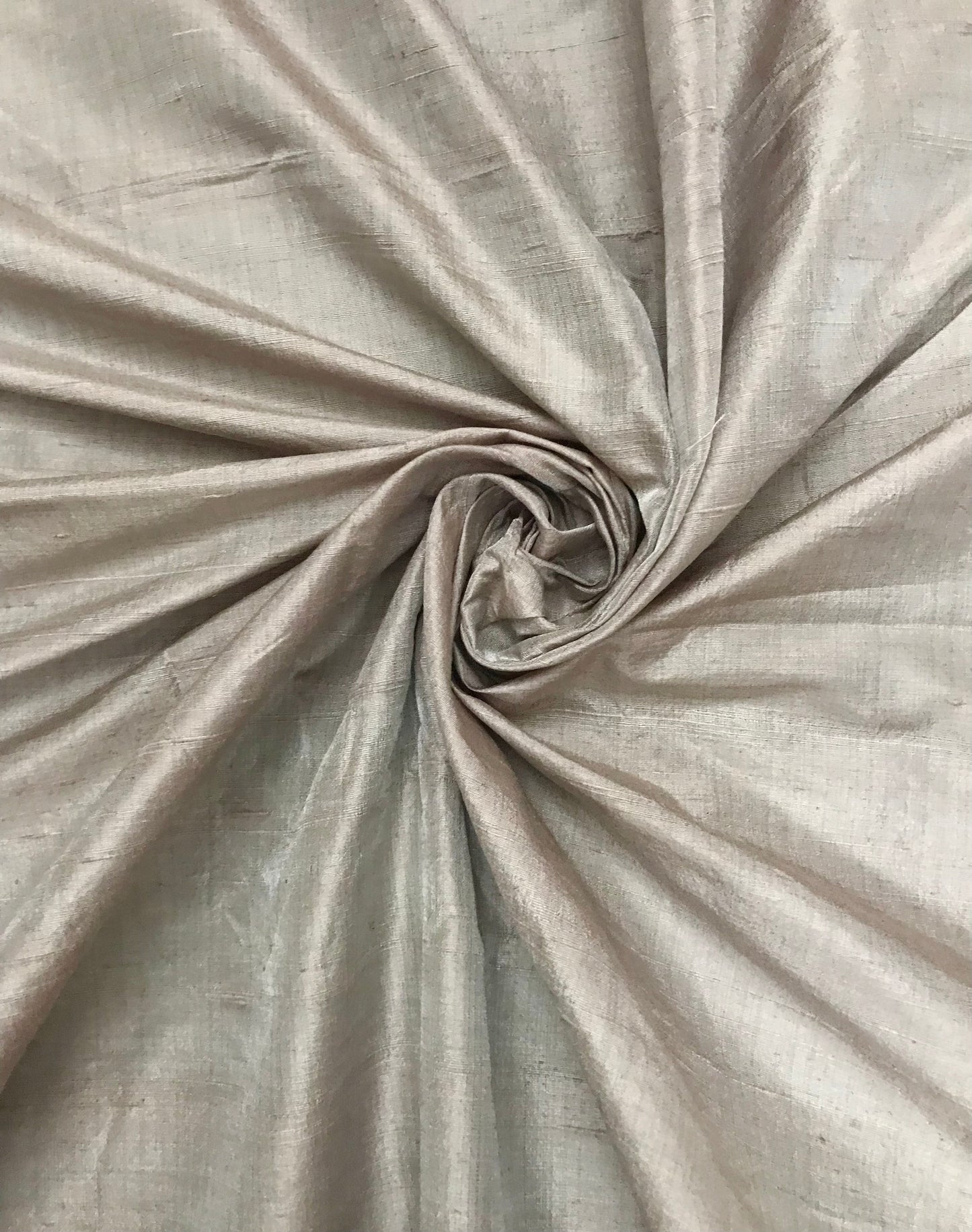 Indian Shantung Raw Silk Fabric Handloom Taupe Dupioni Silk Dress Wedding Fabric, Multiple yardage will come in the continuous length RS17