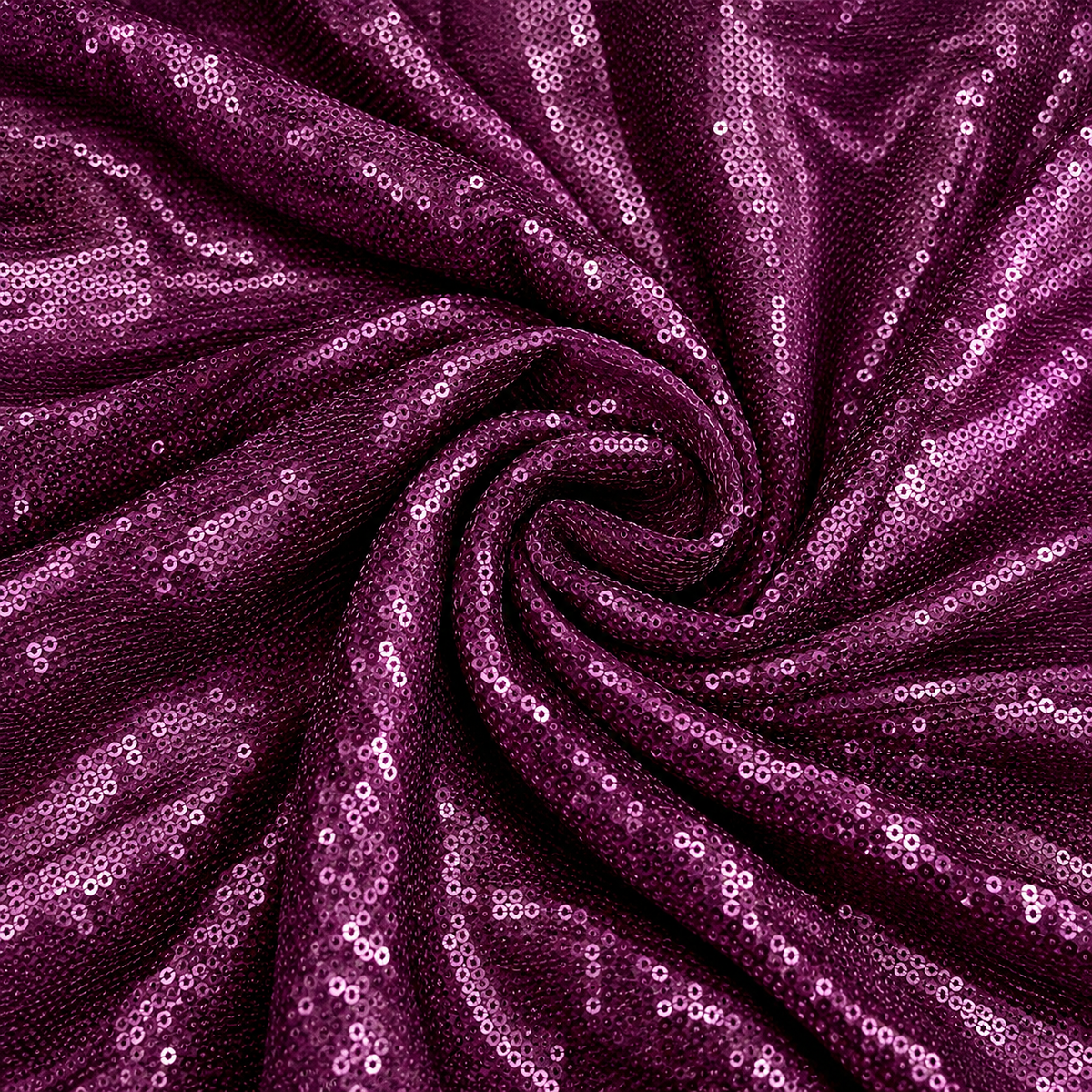 Purple embroidered fabric, Georgette sequin fabric, Haute couture, Couture fashion, Fabric store, Royal fabric, Wedding dress, Bridesmaid dress - SQAF07