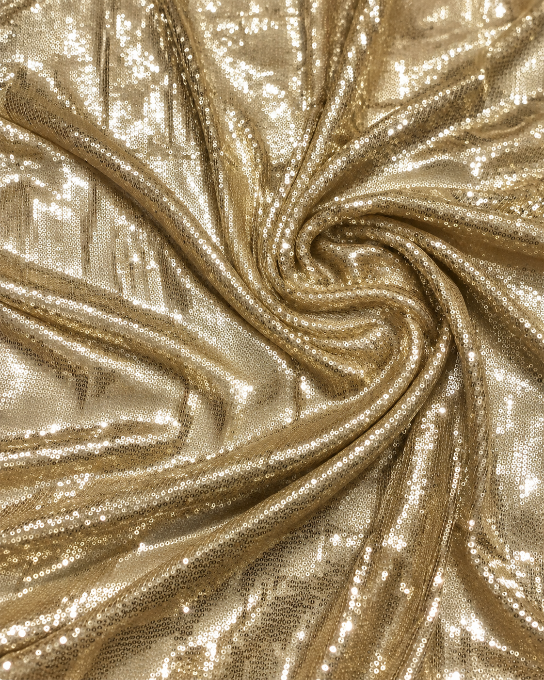 Light gold embroidered fabric, Sequin Georgette Fabric, Evening dress, Bridesmaid dress, Wedding inspiration, Fabric store, Handmade - SQAF830