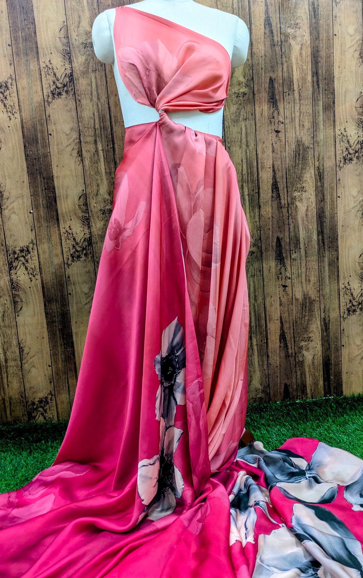 Saree Fabric Sarong Fabric Crepe Draping beach Party fabric Printed Sarong, Soft cotton Dupatta Print scarves Silk Crepe Fabric