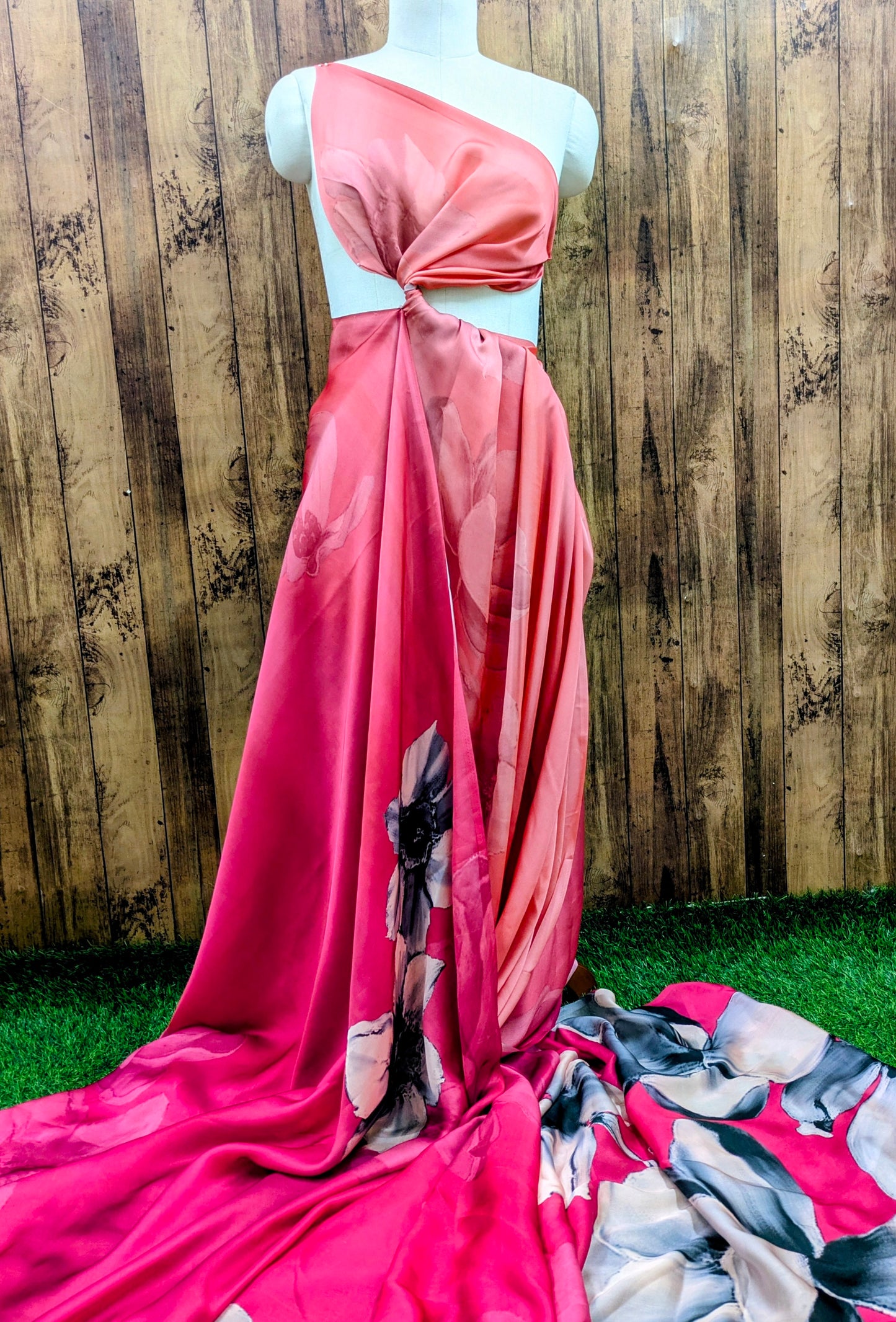 Saree Fabric Sarong Fabric Crepe Draping beach Party fabric Printed Sarong, Soft cotton Dupatta Print scarves Silk Crepe Fabric