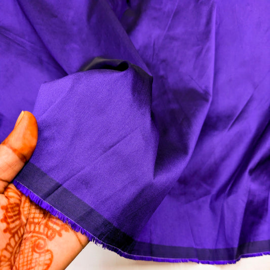Purpler Taffeta Fabric, Dress, Costume Apparel Fabric, Poly Silk Fabric, Multiple yardage will come in a continuous length - TSF04
