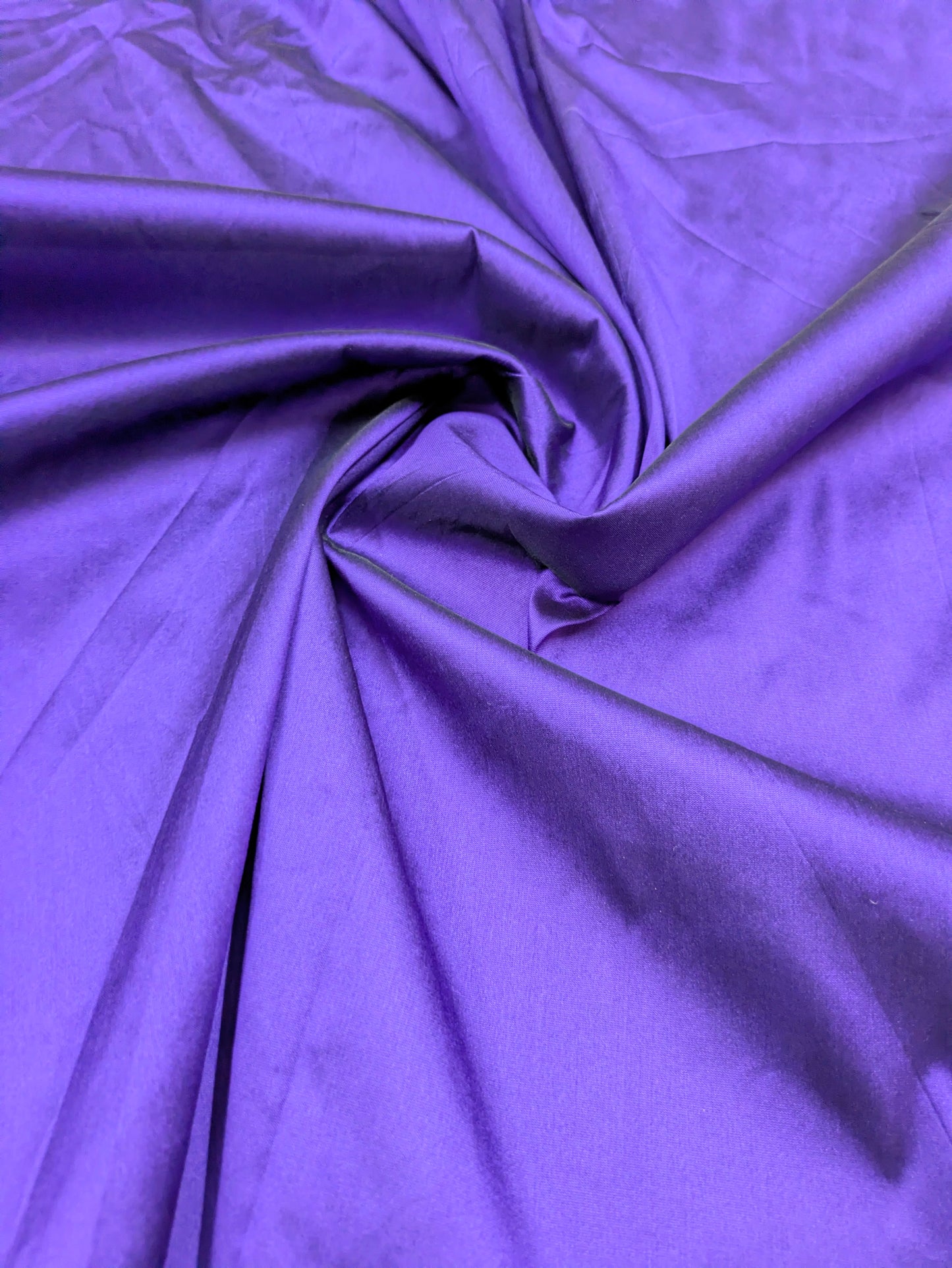 Purpler Taffeta Fabric, Dress, Costume Apparel Fabric, Poly Silk Fabric, Multiple yardage will come in a continuous length - TSF04