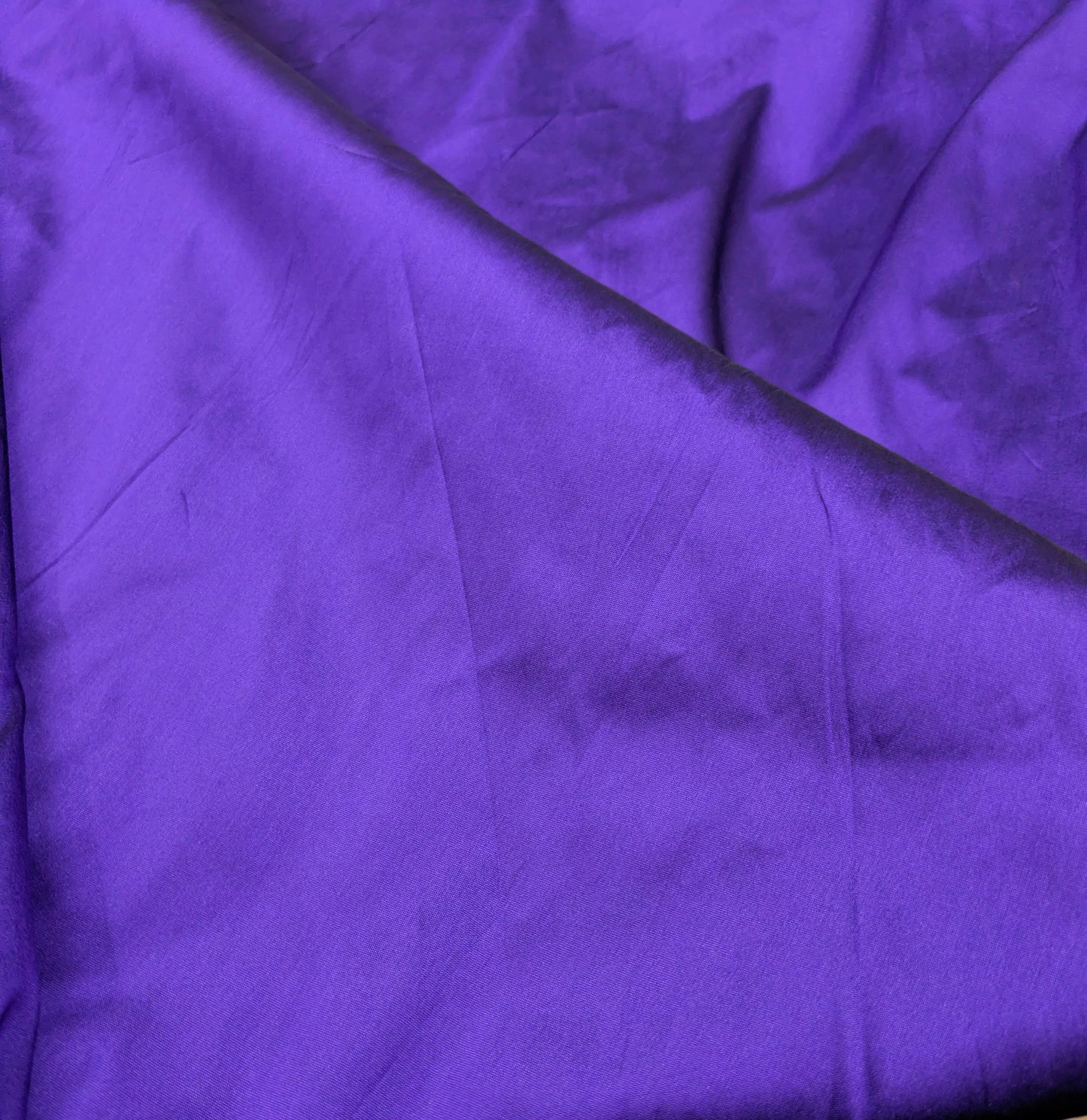 Purpler Taffeta Fabric, Dress, Costume Apparel Fabric, Poly Silk Fabric, Multiple yardage will come in a continuous length - TSF04