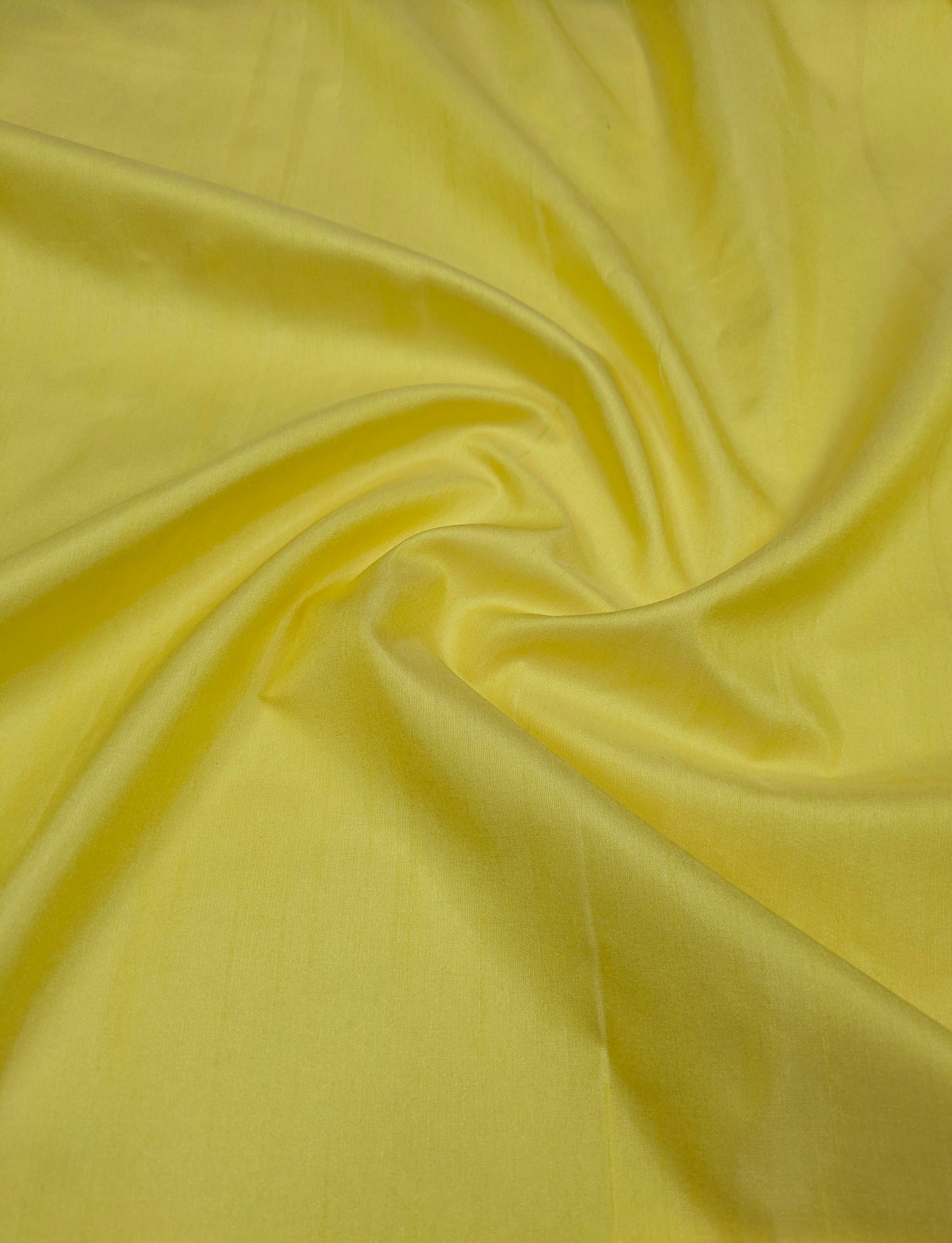 Lemon Yellow Poly Raw Silk Faux Dupion 100% Polyester Upholstery Fabric Bridal Craft Dress Quilting Material TSF41