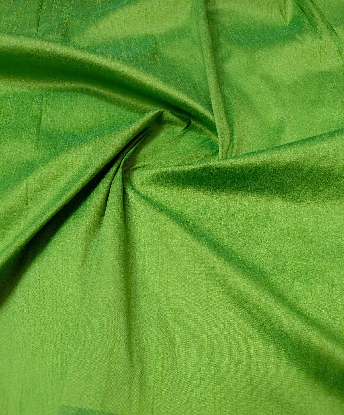 Green Poly Raw Silk Faux Dupion 100% Polyester Upholstery Fabric Bridal Craft Dress Quilting Material TSF56