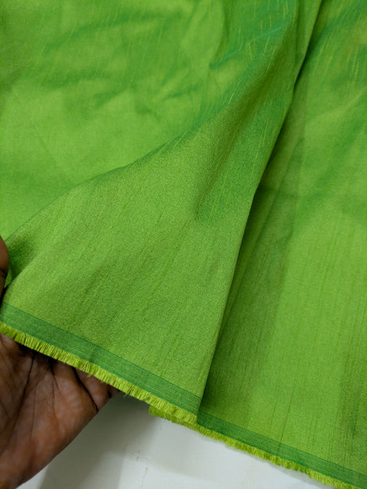 Green Poly Raw Silk Faux Dupion 100% Polyester Upholstery Fabric Bridal Craft Dress Quilting Material TSF56