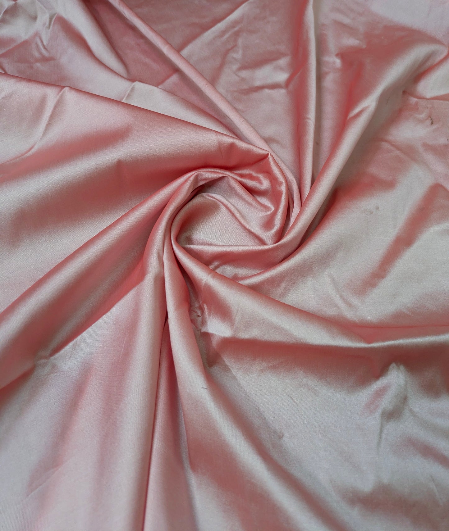 Salmon Poly Raw Silk Faux Dupion 100% Polyester Upholstery Fabric Bridal Craft Dress Quilting Material TSF57
