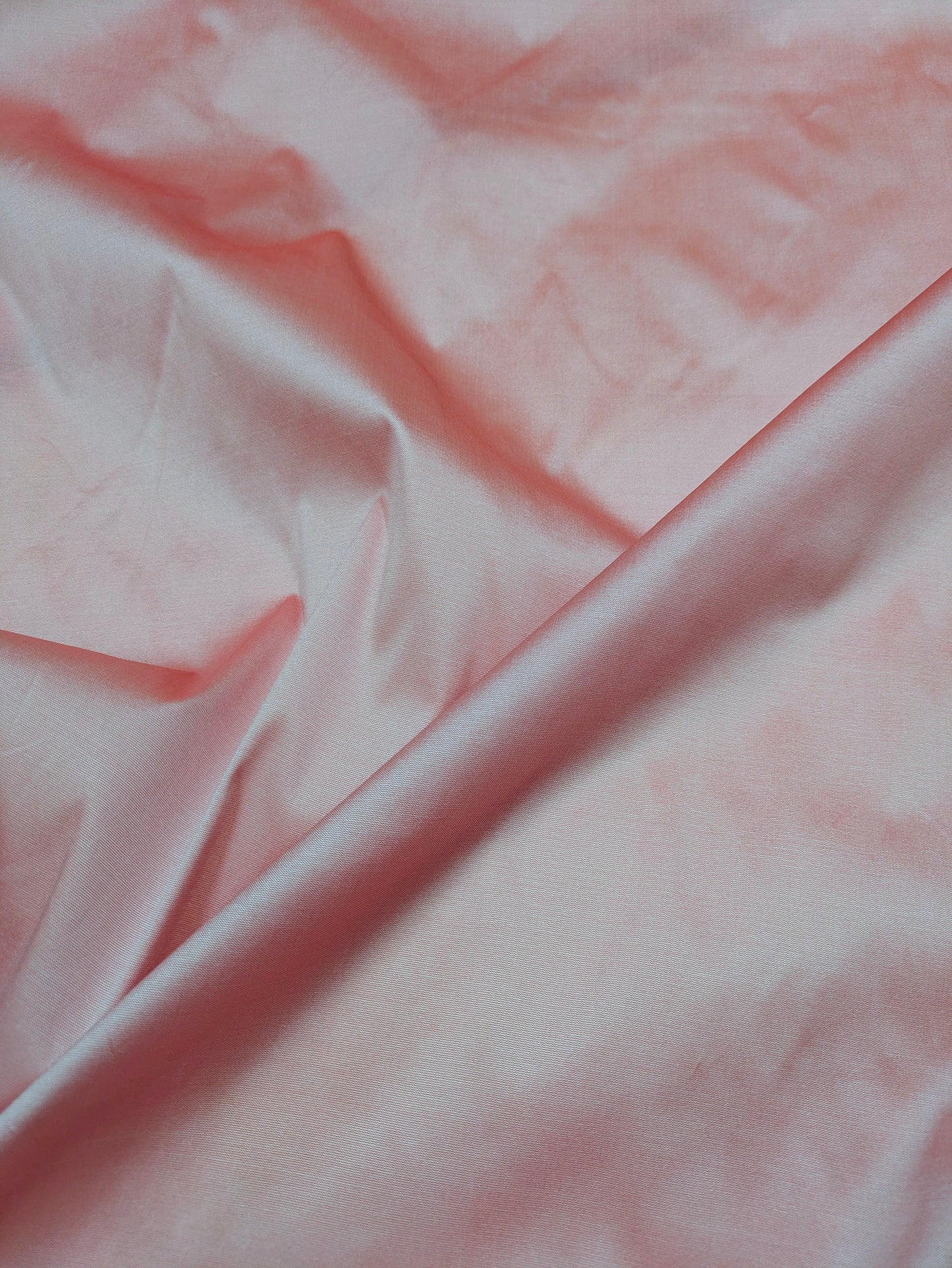 Salmon Poly Raw Silk Faux Dupion 100% Polyester Upholstery Fabric Bridal Craft Dress Quilting Material TSF57