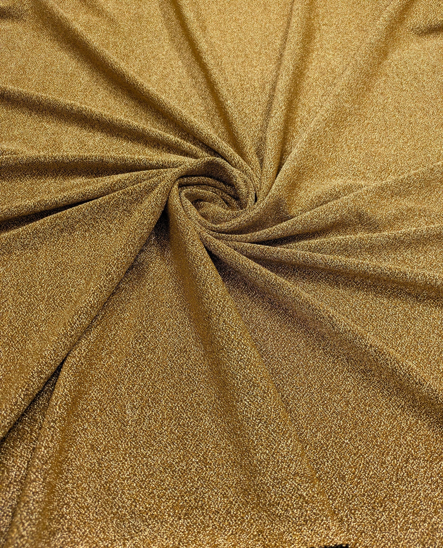 Lurex Glitter Fabric/Shimmer Stretch Fabric in Gold color, Sparkle Fabric, Wedding dress, Luxury fabric, Fashion fabric - VLTF1079