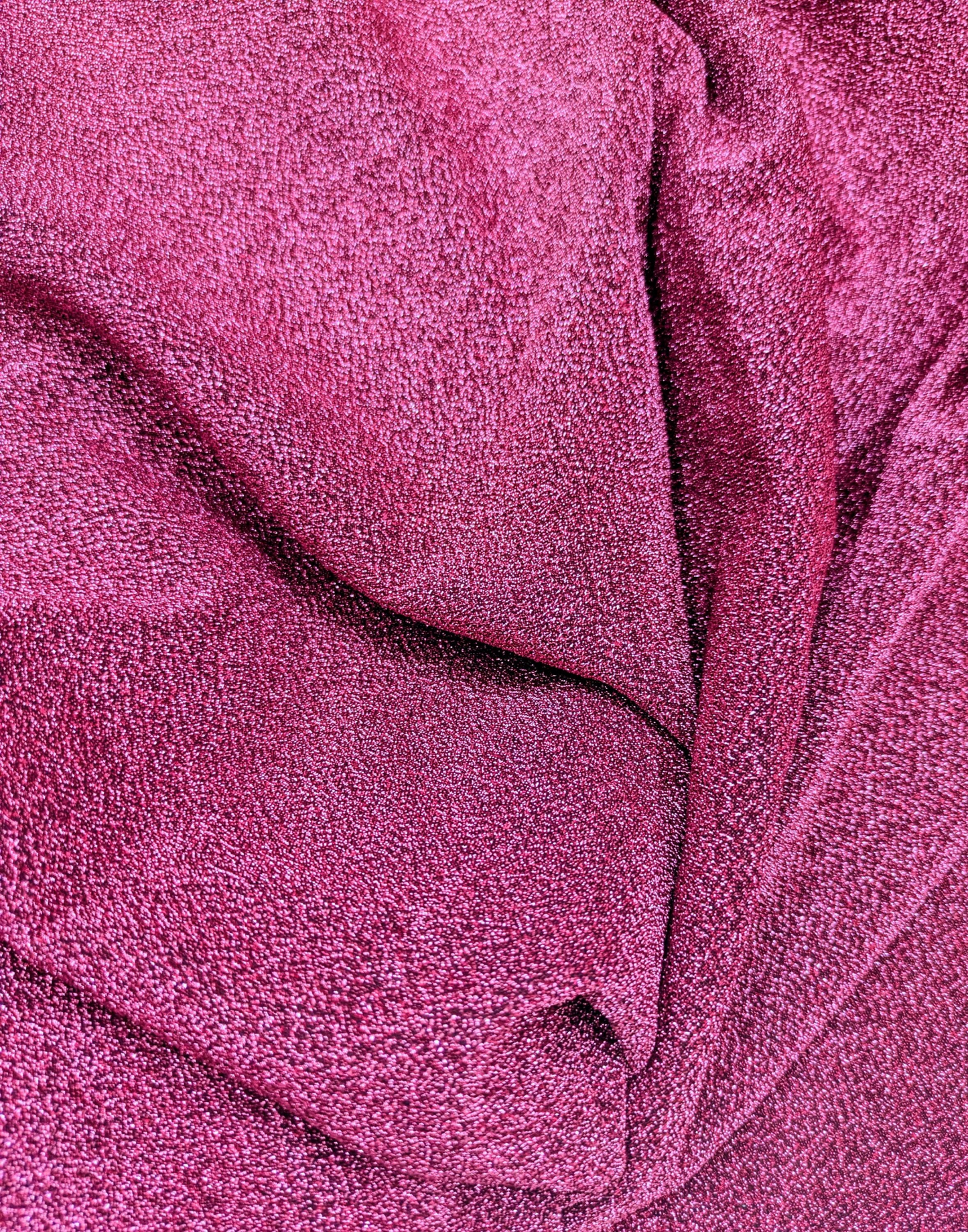 Rouge pink Lurex Glitter Fabric/Shimmer Fabric, Glitter Fabric, Gown, Backdrop ,Sparkle Fabric - VLTF1080
